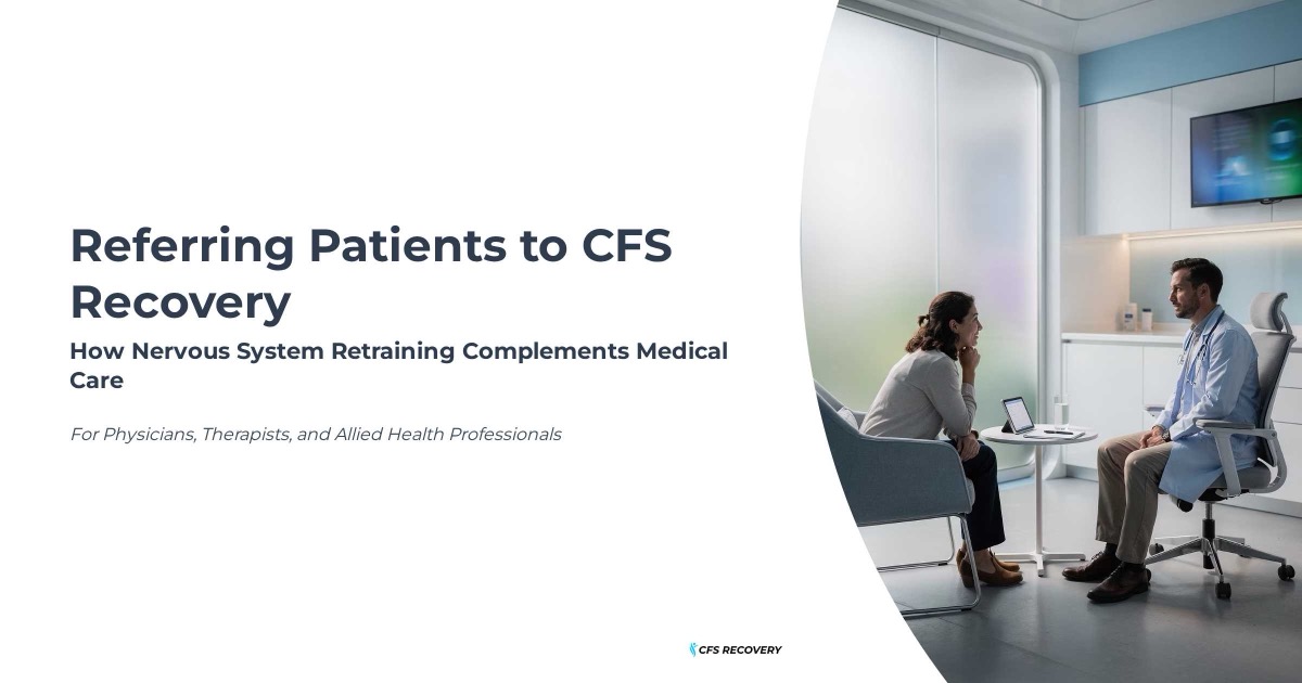 Preview of the Referring Patients to CFS Recovery document
